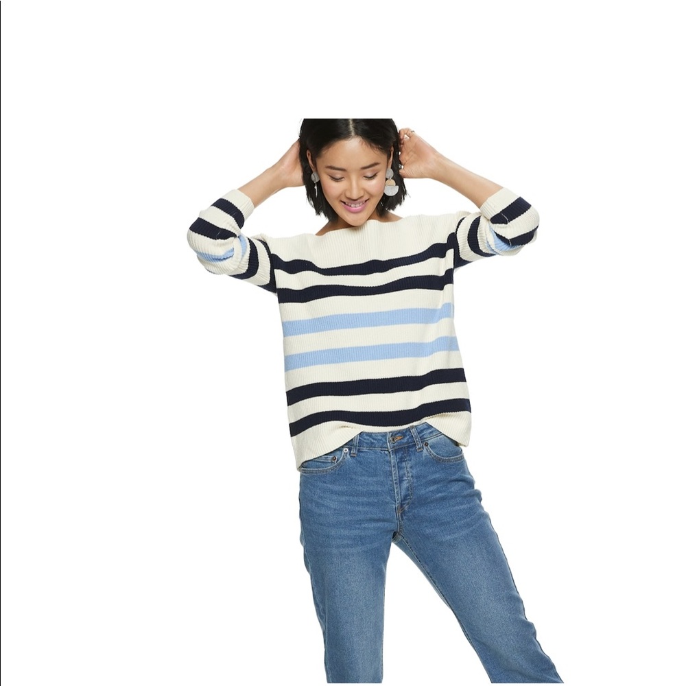 POPSUGAR Classic Striped Sweater